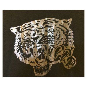 Lucky Fish Tiger Print Crop Top